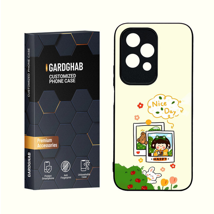 کاور گارد قاب مدل دور ژله ای گلس دخترانه مناسب برای گوشی انر Honor 200Lite 5G