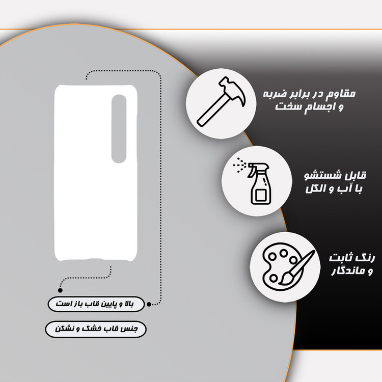 کاور گارد قاب مدل فانتزی مناسب برای گوشی موبایل شیائومی MI 10 5G
