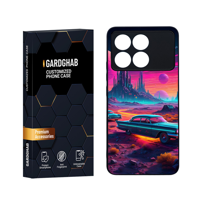 کاور گارد قاب مدل هنری مناسب برای گوشی موبایل شیائومی Redmi K70 / K70 Pro / Poco F6 Pro 5G
