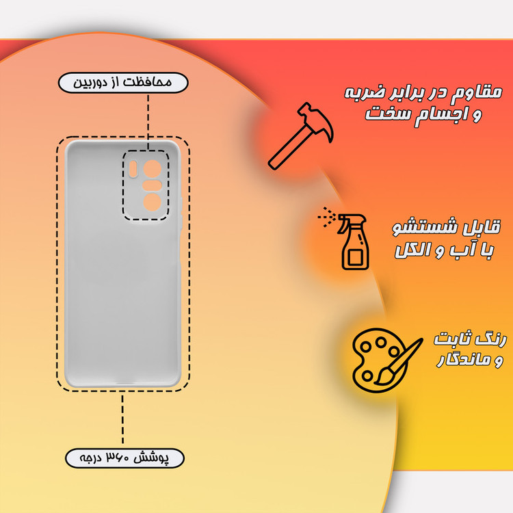 کاور قاب موبایل علوی مدل SML مناسب برای گوشی موبایل شیائومی Poco F3