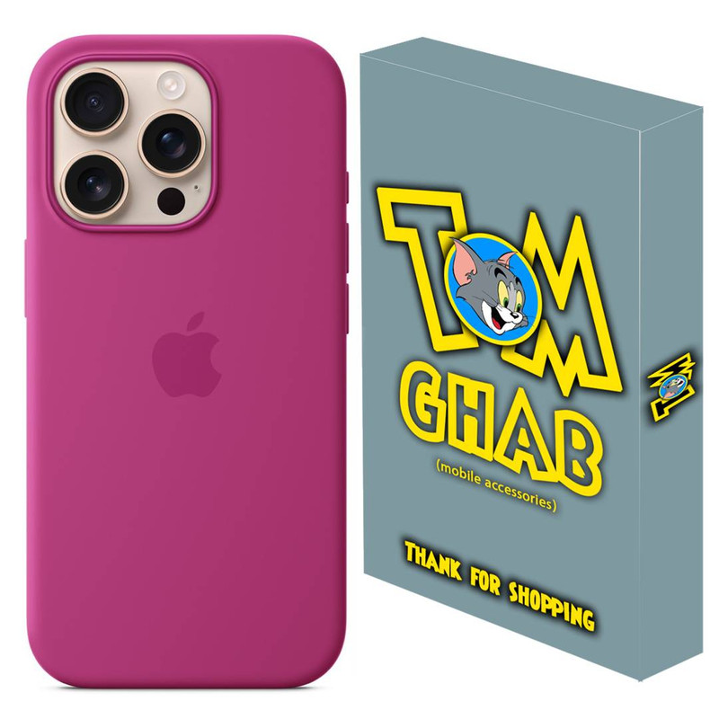 کاور قاب تام مدل سیلیکونی مناسب برای گوشی موبایل اپل iPhone 16 Pro Max