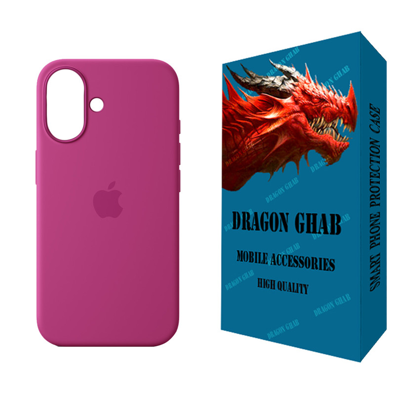 کاور دراگون قاب مدل سیلیکونی طرح SLB مناسب برای گوشی موبایل اپل iPhone 16