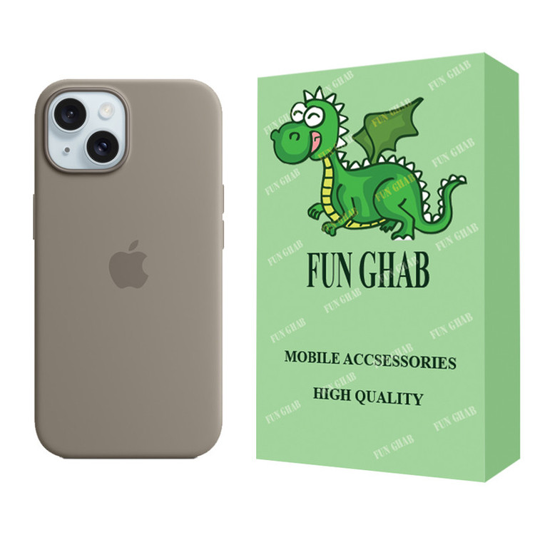 کاور فان قاب مدل سیلیکونی طرح SLB مناسب برای گوشی موبایل اپل iPhone 15