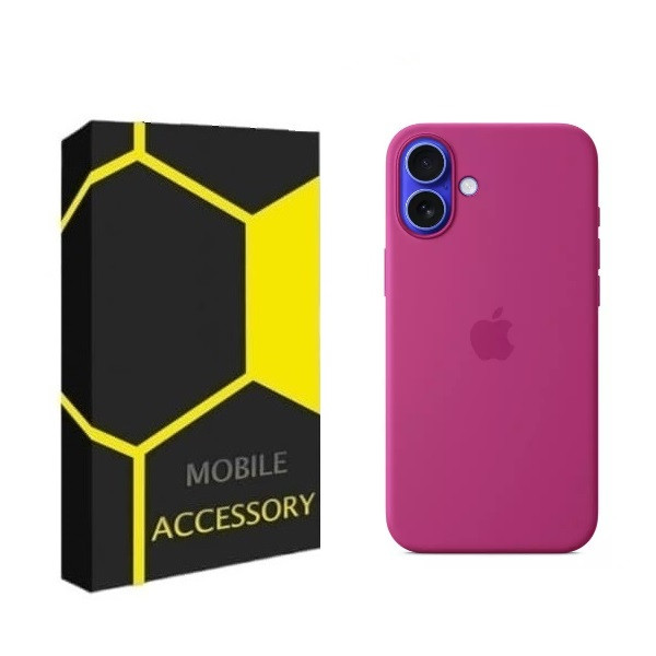 کاور مدل silicon مناسب برای گوشی موبایل اپل iPhone 16