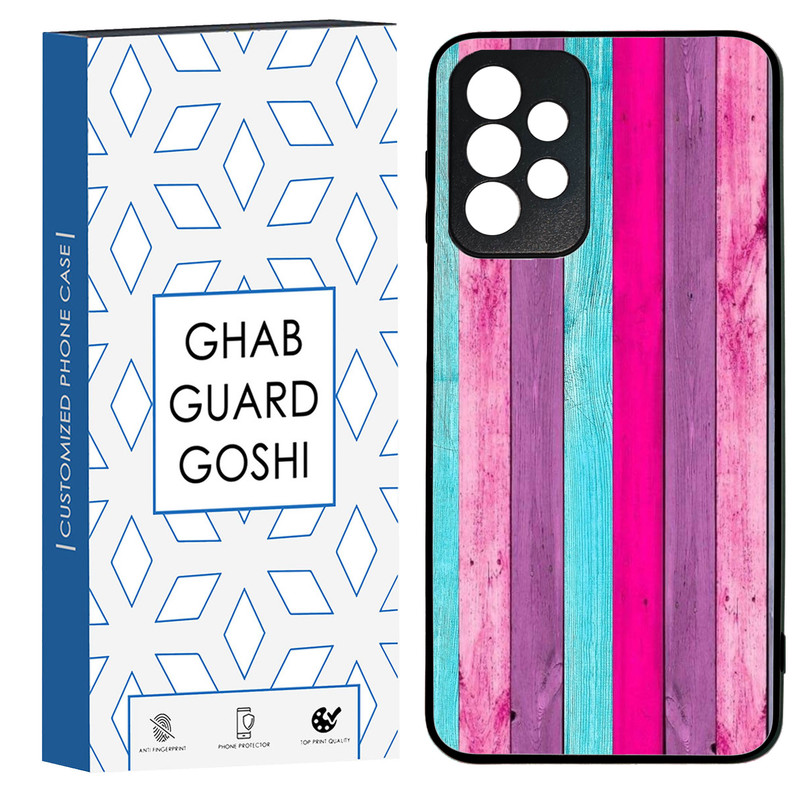 کاور قاب گارد گوشی طرح چوب رنگی کد TPU-253 مناسب برای گوشی موبایل سامسونگ Galaxy A73