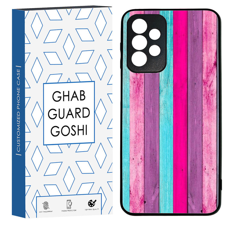 کاور قاب گارد گوشی طرح چوب رنگی کد TPU-253 مناسب برای گوشی موبایل سامسونگ Galaxy A73