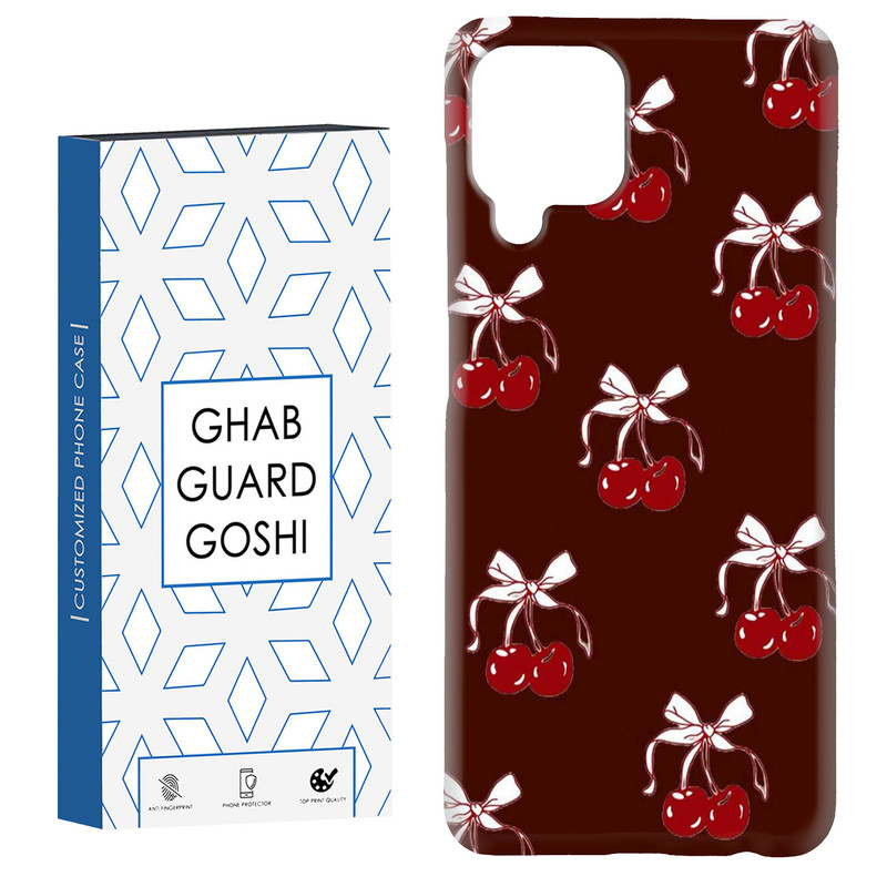 کاور قاب گارد گوشی طرح پاپیون و گیلاس کد Dimo-948 مناسب برای گوشی موبایل سامسونگ Galaxy A12 / Galaxy M12
