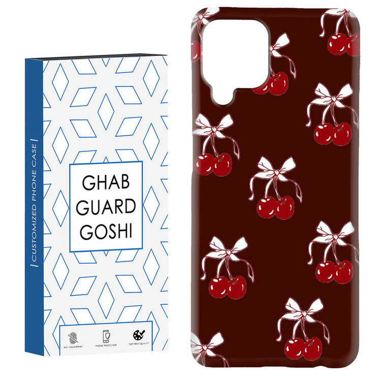 کاور قاب گارد گوشی طرح پاپیون و گیلاس کد Dimo-948 مناسب برای گوشی موبایل سامسونگ Galaxy A12 / Galaxy M12