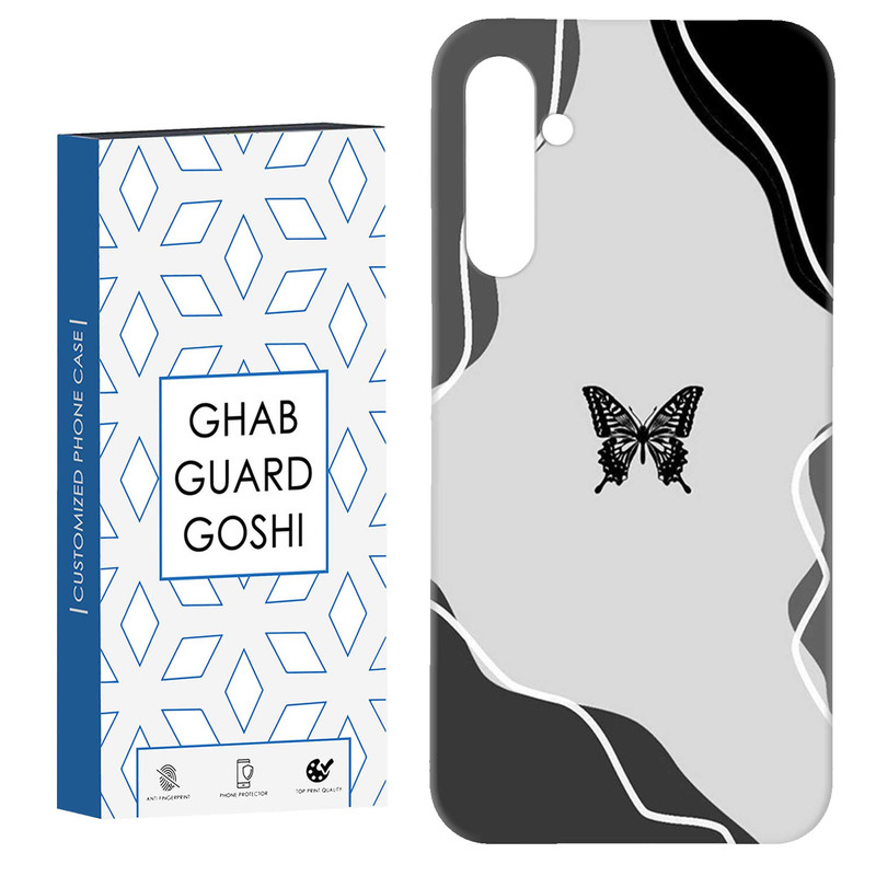کاور قاب گارد گوشی طرح پروانه کد Dimo-536 مناسب برای گوشی موبایل سامسونگ Galaxy A34 / A34 5g