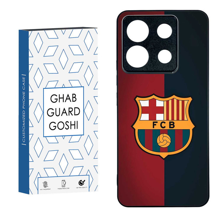 کاور قاب گارد گوشی طرح تیم بارسلونا کد TPU-090 مناسب برای گوشی موبایل شیائومی REDMI NOTE 13 PRO 5G