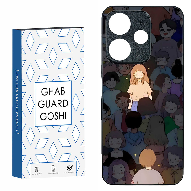 کاور قاب گارد گوشی طرح ست دخترانه کد TPU-061 مناسب برای گوشی موبایل شیائومی  REDMI 13