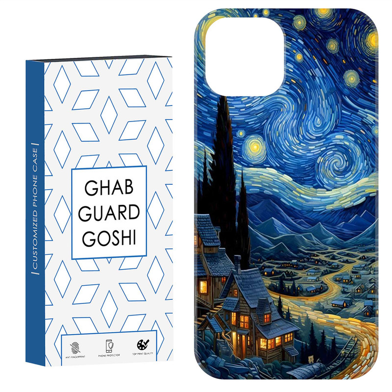 کاور قاب گارد گوشی طرح ونگوگ کد Dimo-069 مناسب برای گوشی موبایل اپل  IPHONE 15