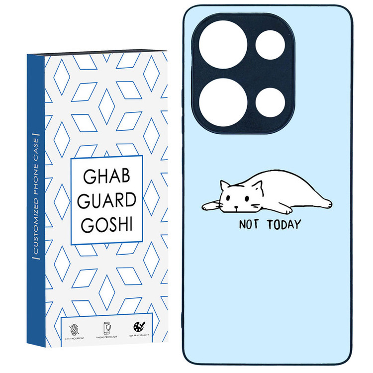 کاور قاب گارد گوشی طرح گربه کد TPU-002 مناسب برای گوشی موبایل شیائومی Redmi Note 13 Pro 4G / Poco M6 Pro 4G