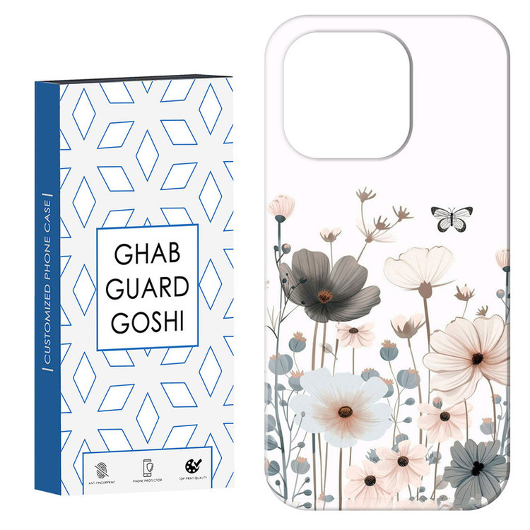 کاور قاب گارد گوشی طرح گل کد Dimo-135 مناسب برای گوشی موبایل اپل IPHONE 15 PRO MAX