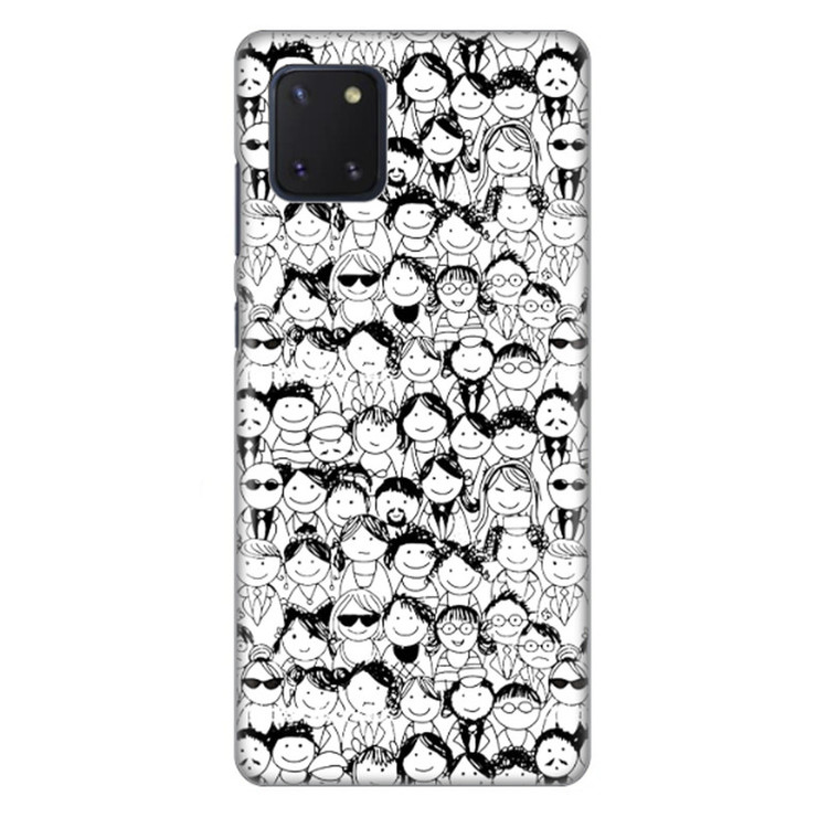 کاور طرح چهره ها کد DIMO-076 مناسب برای گوشی موبایل سامسونگ galaxy A81 / note 10 lite