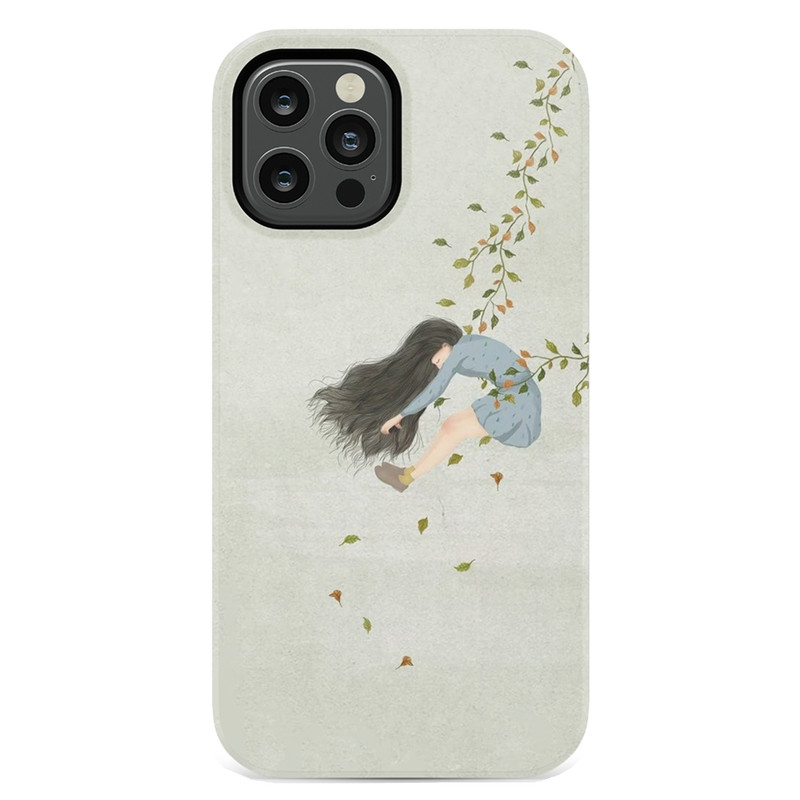 کاور طرح دختر کد DIMO-038 مناسب برای گوشی موبایل اپل  iphone 13 pro max