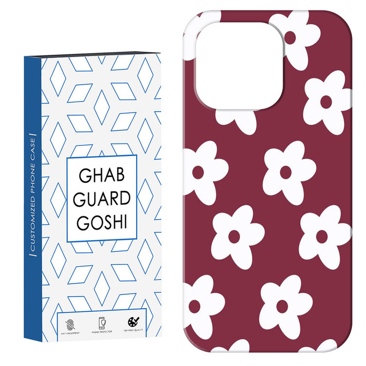 کاور قاب گارد گوشی طرح گل کد Dimo-830 مناسب برای گوشی موبایل اپل IPHONE 16 PRO MAX