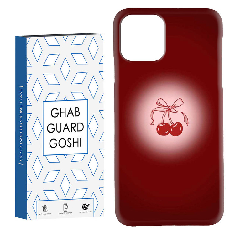 کاور قاب گارد گوشی طرح گیلاسی کد Dimo-857 مناسب برای گوشی موبایل اپل IPHONE 11 PRO