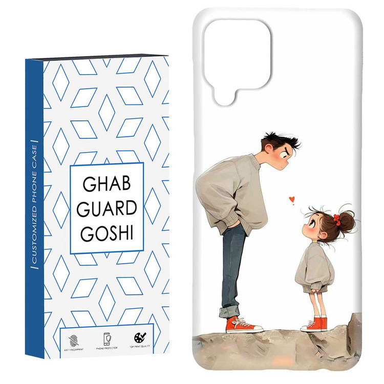 کاور قاب گارد گوشی طرح دخترانه کد Dimo-893 مناسب برای گوشی موبایل سامسونگ Galaxy A12 / Galaxy M12