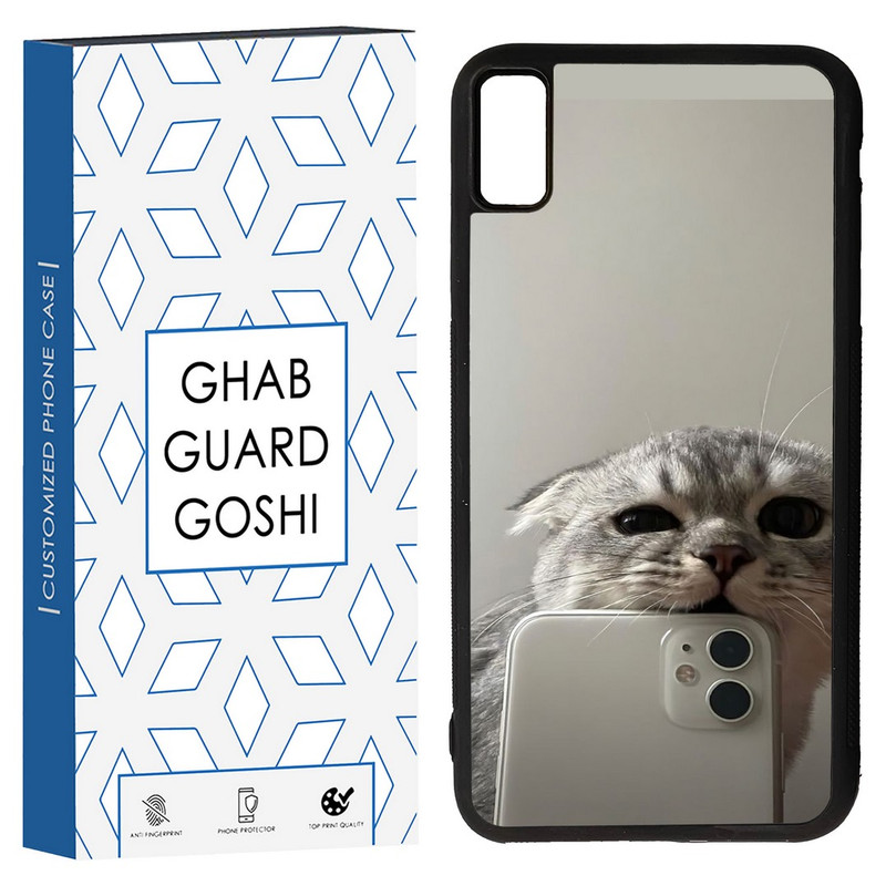 کاور قاب گارد گوشی طرح گربه سلفی کد TPU-206 مناسب برای گوشی موبایل اپل Iphone XS MAX/ Iphone X MAX