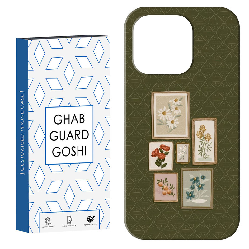 کاور قاب گارد گوشی طرح تابلو گل کد Dimo-328 مناسب برای گوشی موبایل اپل  IPHONE 16 PRO MAX