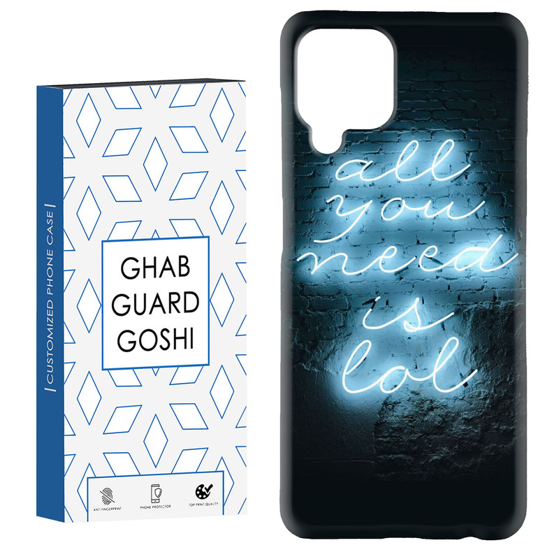 کاور قاب گارد گوشی طرح نوشته فانتزی کد Dimo-769 مناسب برای گوشی موبایل سامسونگ Galaxy A12 / Galaxy M12