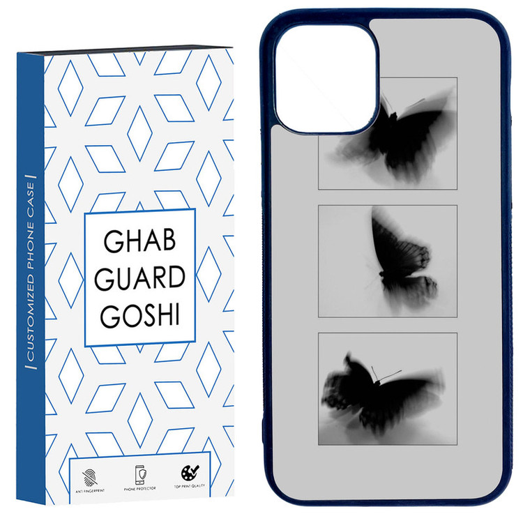 کاور قاب گارد گوشی طرح پروانه کد TPU-178 مناسب برای گوشی موبایل اپل Iphone 11 PRO