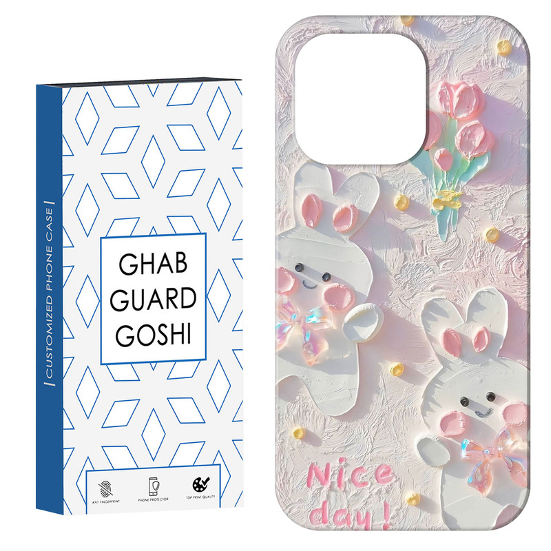 کاور قاب گارد گوشی طرح گل کد Dimo-214 مناسب برای گوشی موبایل اپل  IPHONE 15 PRO