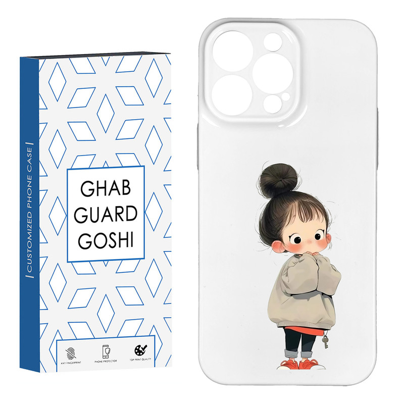 کاور قاب گارد گوشی طرح فانتزی دختر ملوس  کد HARD-014   مناسب برای گوشی موبایل اپل IPHONE 13 PRO