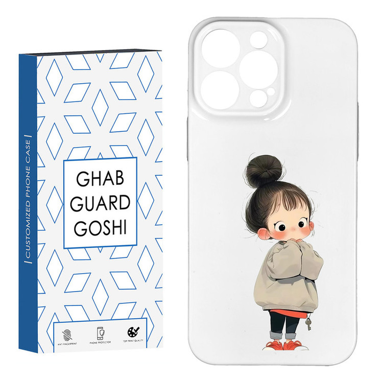 کاور قاب گارد گوشی طرح فانتزی دختر ملوس کد HARD-014 مناسب برای گوشی موبایل اپل IPHONE 13 PRO