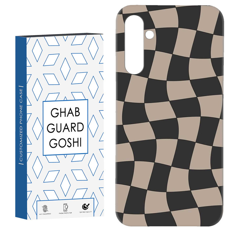 کاور قاب گارد گوشی طرح شطرنجی کد Dimo-476 مناسب برای گوشی موبایل سامسونگ Galaxy S23 Fe