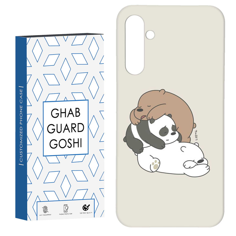 کاور قاب گارد گوشی طرح سه خرس کله پوک کد Dimo-274 مناسب برای گوشی موبایل سامسونگ Galaxy S23 Fe