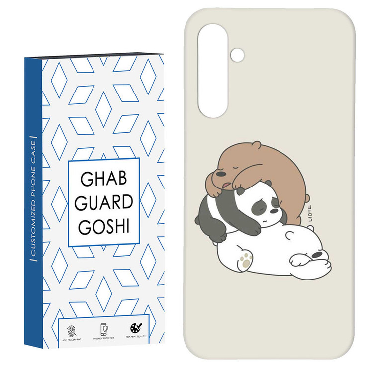 کاور قاب گارد گوشی طرح سه خرس کله پوک کد Dimo-274 مناسب برای گوشی موبایل سامسونگ Galaxy S23 Fe