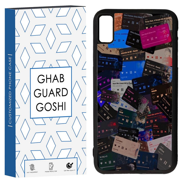 کاور قاب گارد گوشی طرح موزیک کد TPU-264 مناسب برای گوشی موبایل اپل Iphone XS MAX/ X MAX