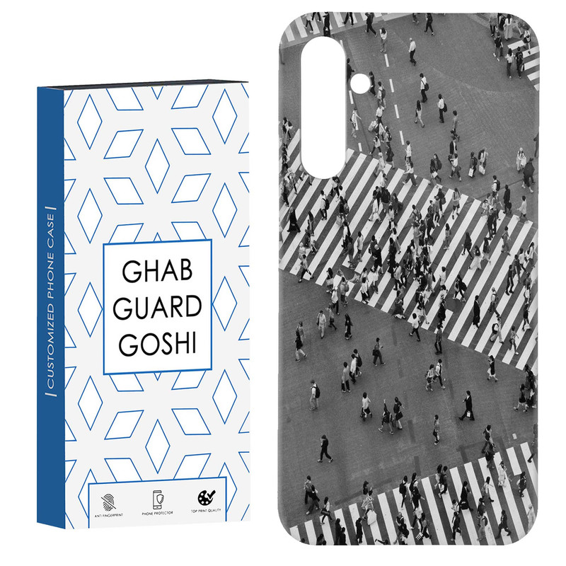 کاور قاب گارد گوشی طرح خیابون شلوغ کد Dimo-733 مناسب برای گوشی موبایل سامسونگ Galaxy A34 / A34 5g