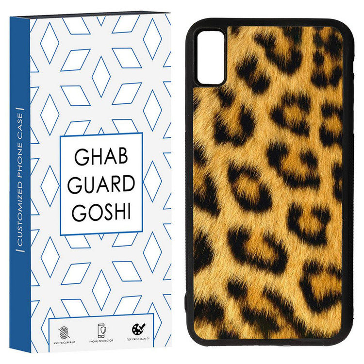 کاور قاب گارد گوشی طرح پلنگی کد TPU-074 مناسب برای گوشی موبایل اپل Iphone XS MAX/ Iphone X MAX
