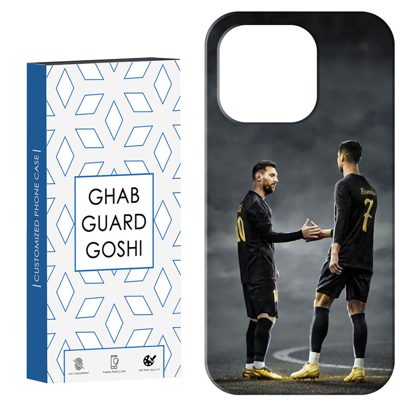 کاور قاب گارد گوشی طرح مسی رونالدو کد Dimo-137 مناسب برای گوشی موبایل اپل  IPHONE 14 PRO MAX