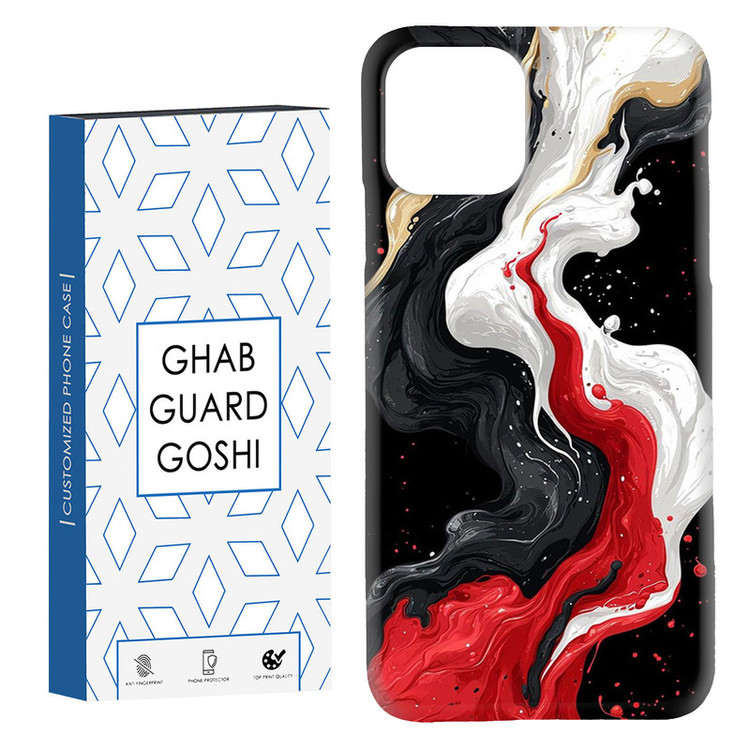 کاور قاب گارد گوشی طرح آبرنگی کد Dimo-582 مناسب برای گوشی موبایل اپل IPHONE 11 PRO
