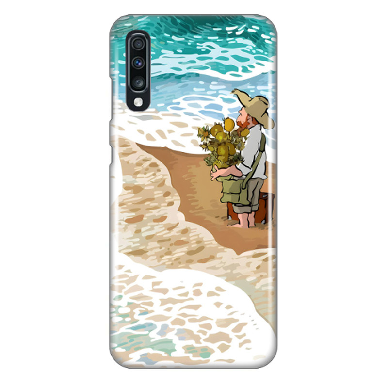 کاور طرح مرد و دریا کد DIMO-055 مناسب برای گوشی موبایل سامسونگ Galaxy A70