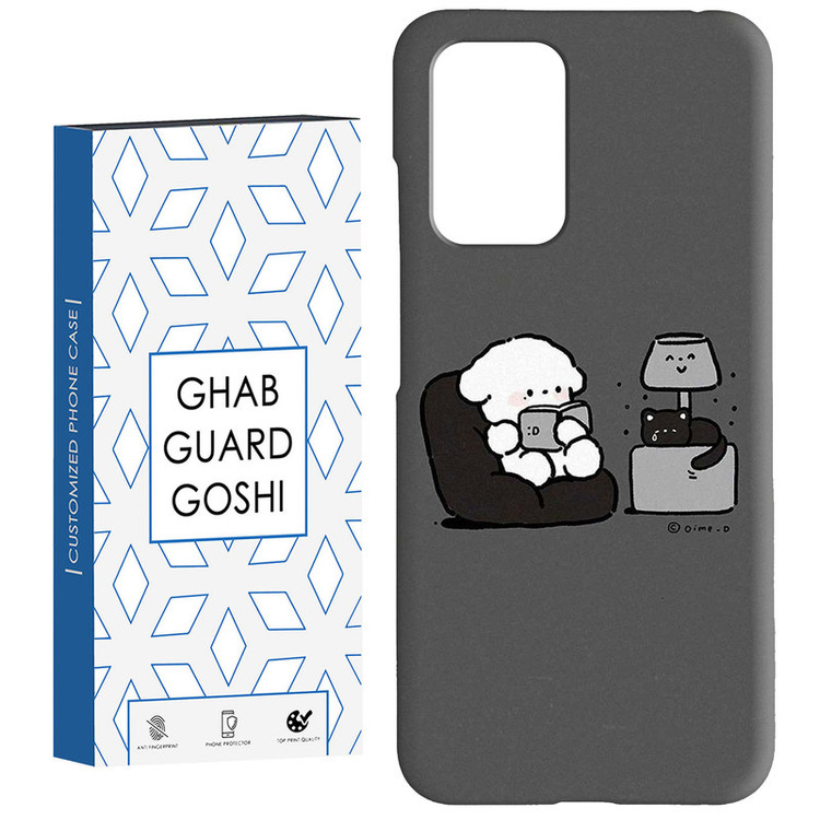 کاور قاب گارد گوشی طرح خرسو گربه کد Dimo-849 مناسب برای گوشی موبایل شیائومی Redmi 10