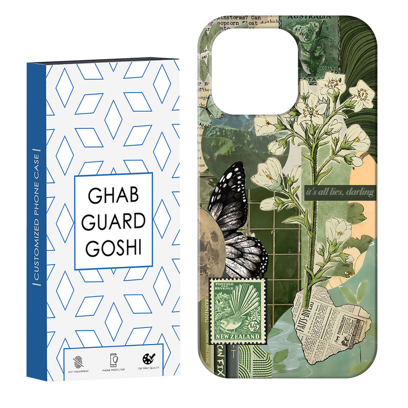 کاور قاب گارد گوشی طرح  گل کد Dimo-677 مناسب برای گوشی موبایل اپل  IPHONE 13 PRO