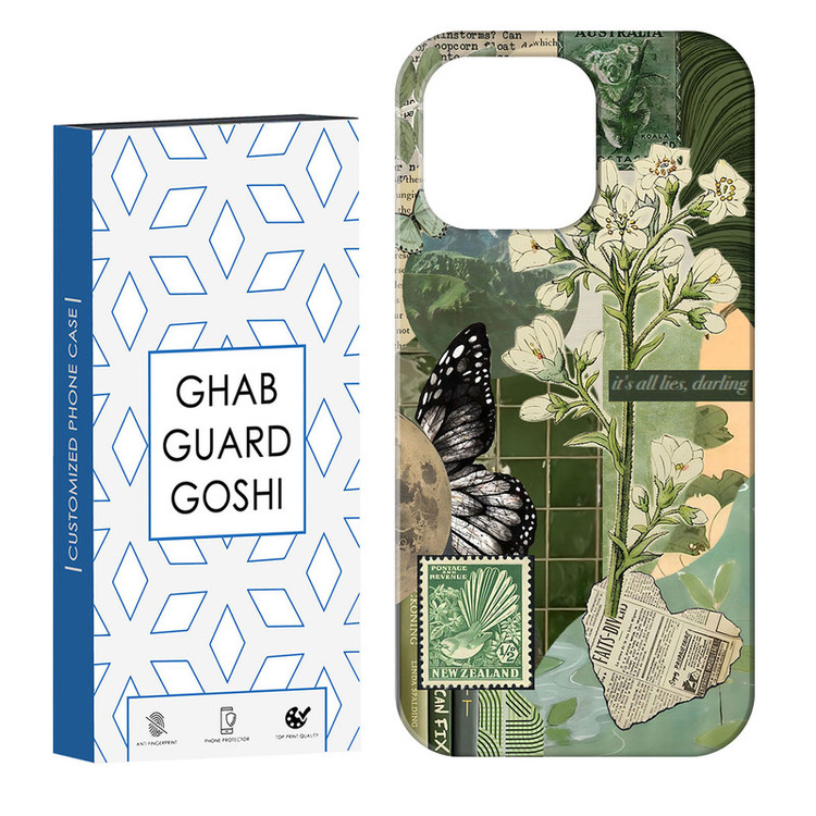 کاور قاب گارد گوشی طرح گل کد Dimo-677 مناسب برای گوشی موبایل اپل IPHONE 13 PRO