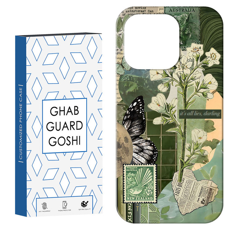 کاور قاب گارد گوشی طرح گل کد Dimo-677 مناسب برای گوشی موبایل اپل IPHONE 15 PRO