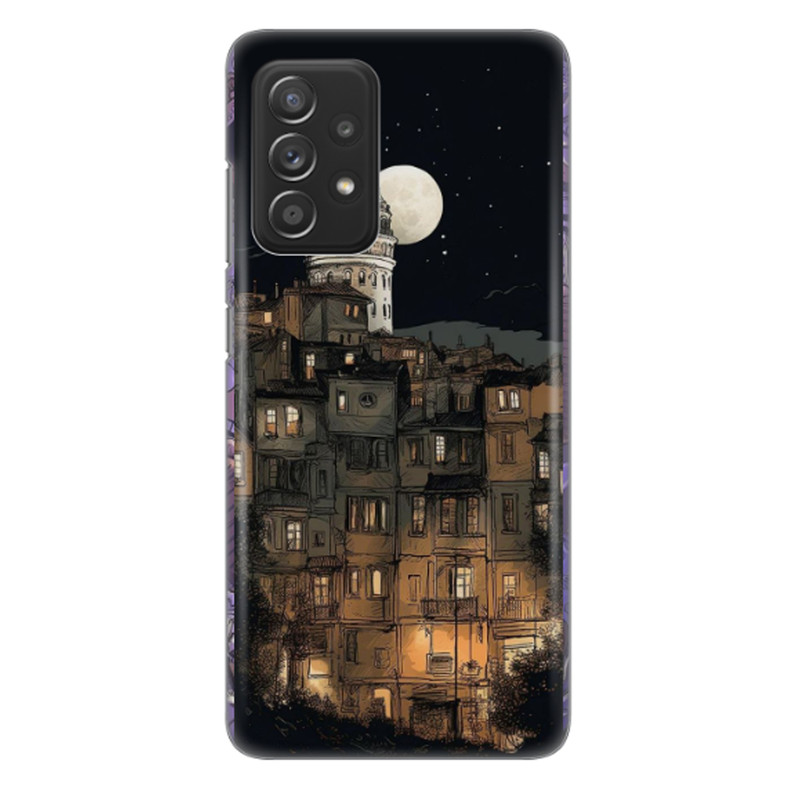 کاور طرح ماه و روستا کد DIMO-098 مناسب برای گوشی موبایل سامسونگ Galaxy A72s / Galaxy A72