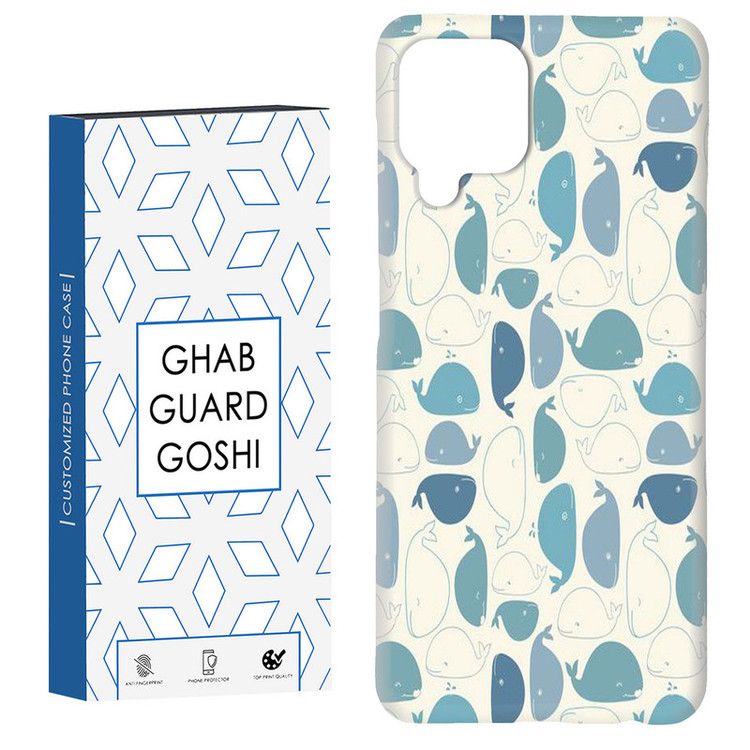 کاور قاب گارد گوشی طرح نهنگ کد Dimo-757 مناسب برای گوشی موبایل سامسونگ Galaxy A12 / Galaxy M12