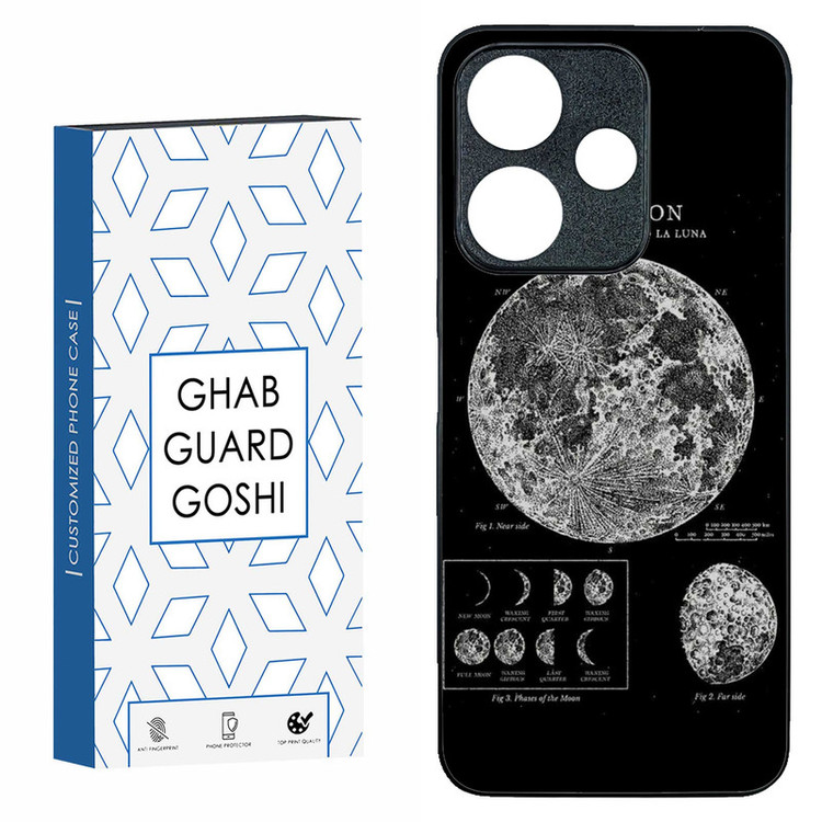 کاور قاب گارد گوشی طرح ماه کد TPU-068 مناسب برای گوشی موبایل شیائومی REDMI 13
