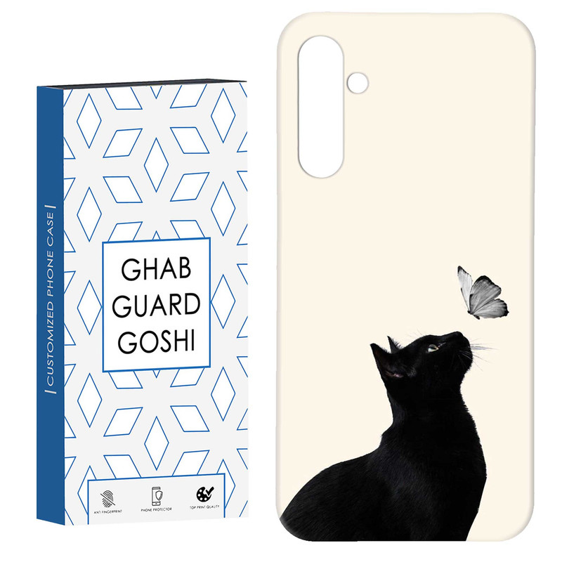 کاور قاب گارد گوشی طرح گربه کد Dimo-316 مناسب برای گوشی موبایل سامسونگ Galaxy A34 / A34 5g