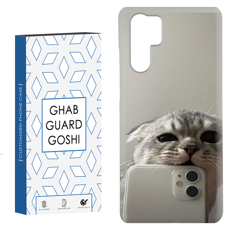کاور قاب گارد گوشی طرح گربه سلفی کد Dimo-206 مناسب برای گوشی موبایل هوآوی P30 Pro