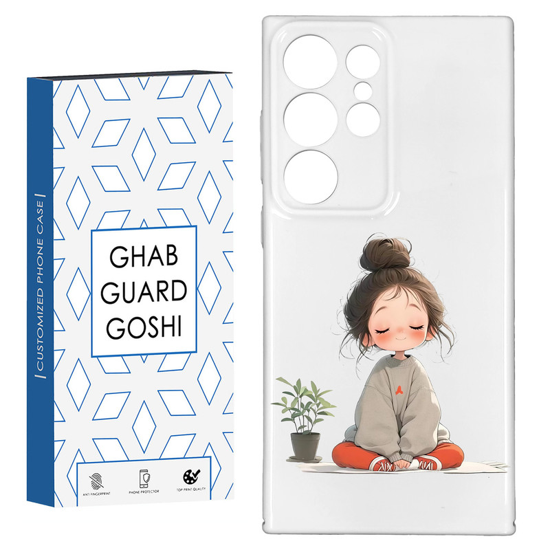 کاور قاب گارد گوشی طرح فانتزی دختر ملوس  کد HARD-010   مناسب برای گوشی موبایل سامسونگ GALAXY S23 ULTRA