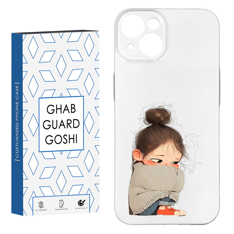 کاور قاب گارد گوشی طرح فانتزی دختر ملوس  کد HARD-04   مناسب برای گوشی موبایل اپل IPHONE 15